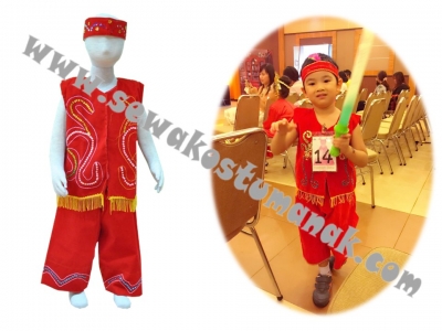 Dayak boy merah  large