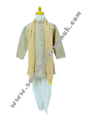 kostum india laki laki kuning  large
